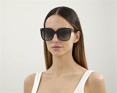 gucci black gg0022s cat eye sunglasses|57mm gradient square sunglasses Gucci.